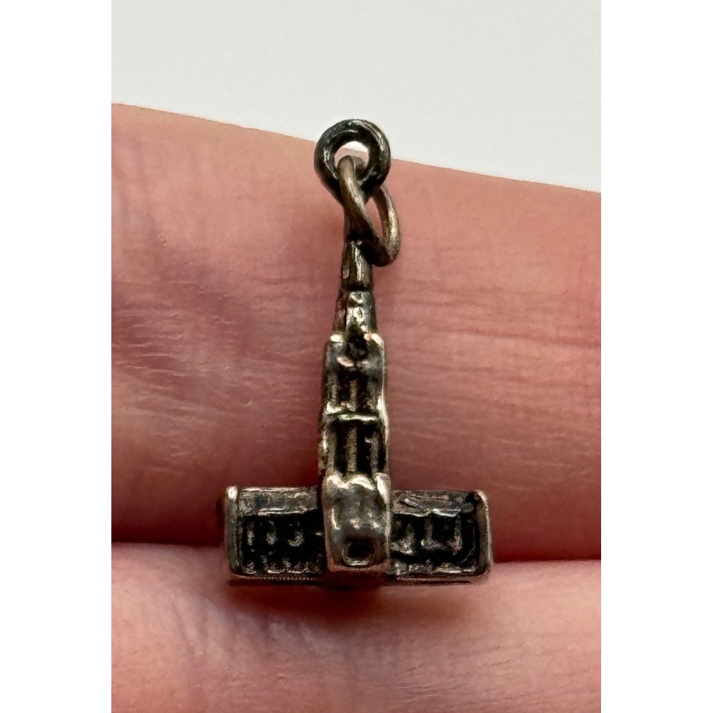 Vintage Sterling Silver Cathedral Charm England Travel Souvenir